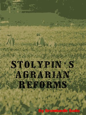 cover image of Stolypin's Agrarian Reforms